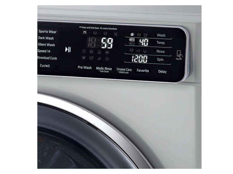 LG 8kg 6 Motion DD Washing Machine with TurboWash™, F12U1TCN4